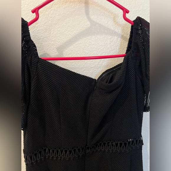 Hello Molly ruffle net black dress - Picture 10 of 10